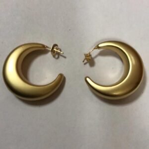 Moon shaped earrings