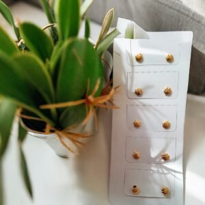 Micro Mini 3 Stud Earrings