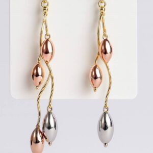 Viennios Drop Earring in Rose Gold