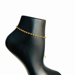 Gold plated Dotted Anklet