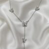 Dainty Silver Butterfly Necklace
