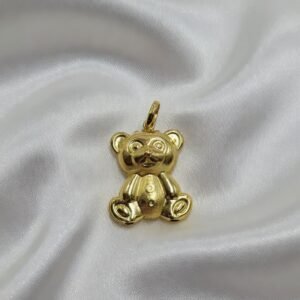 Teddy Pendant in Gold Plated Yellow
