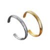 Twisted Silver Stainless Steel Bracelet for Men - Image 3