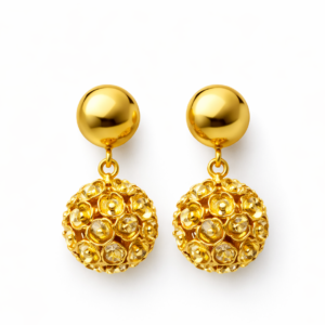 Gold Double Drop Earring